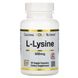 L-Лізин, L-Lysine, California Gold Nutrition, 500 мг, 60 рослинних капсул