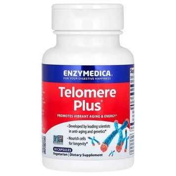 Теломер Плюс, Telomere Plus, Enzymedica, 30 капсул