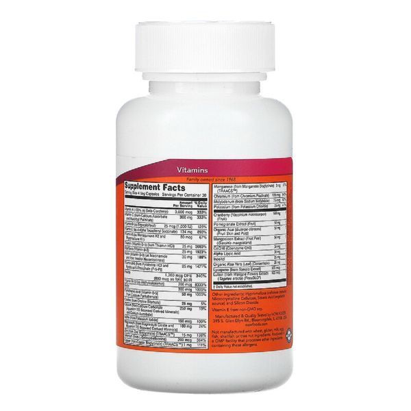 Комплекс Для Жінок, Eve Capsules, Superior Women's Multi, Now Foods, 120 рослинних капсул