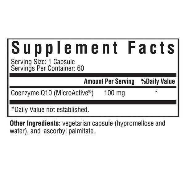 Коензим Q10, 100 мг, CoQ10, Seeking Health, 60 вегетаріанських капсул