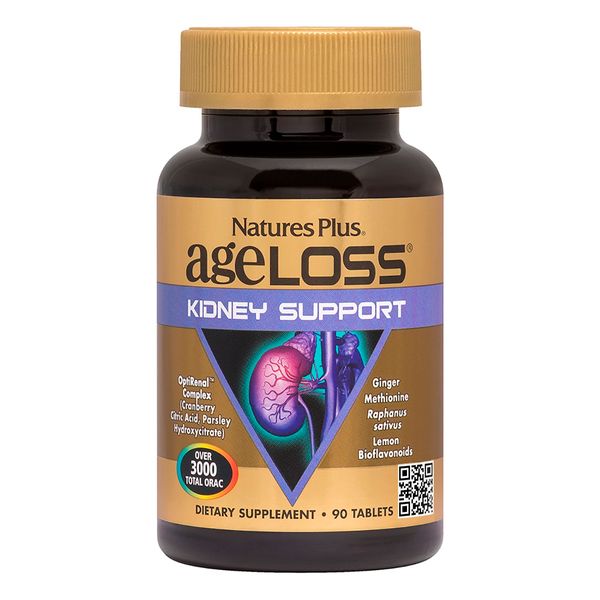 Комплекс для поддержки почек AgeLoss Kidney Support Natures Plus, 90 Таблеток