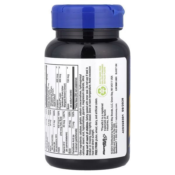 Мультивітаміни для чоловіків 50+, Alive! Men's 50+ Complete Multivitamin, Nature's Way, 50 таблеток