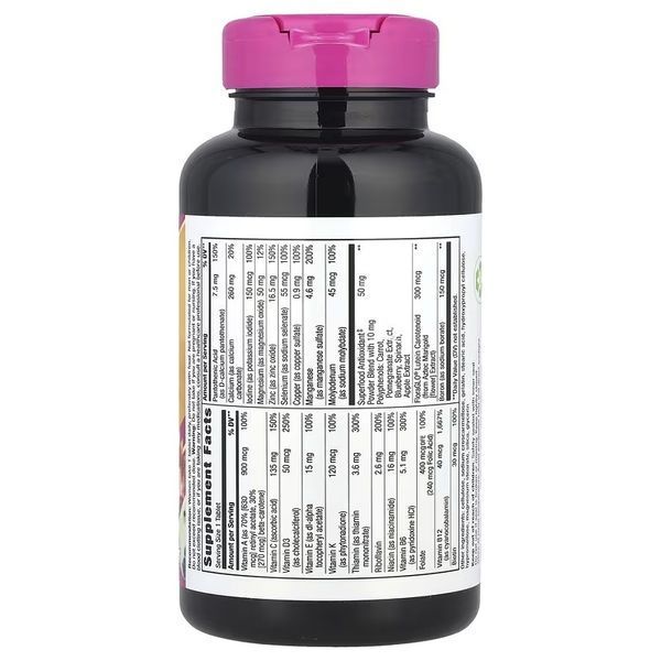 Мультивітаміни повного комплексу для жінок 50+, Alive! Women's 50+ Complete Multivitamin, Nature's Way, 130 таблеток