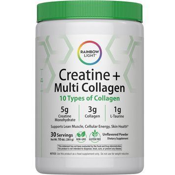 Креатин та мульти Колаген, Creatine + Multi Collagen, Rainbow Light, 285 гр