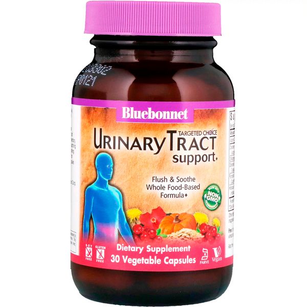 Комплекс для Сечовивідних шляхів, Targeted Choice, Urinary Tract Support, Bluebonnet Nutrition, 30 вегетаріанських капсул