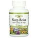 Сон та розслаблення з валеріаною та хмелем, Sleep Relax with Valerian&Hops, Natural Factors, 90 капсул