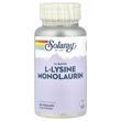 L-лізин і Монолаурін, L-Lysine Monolaurin 1:1 Ratio, Solaray, 60 вегетаріанських капсул
