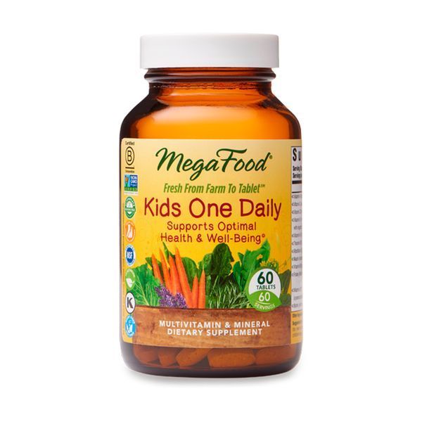 УЦЕНКА Детские ежедневные витамины Kids One Daily, MegaFood, 60 таблеток (трещина на крышке)
