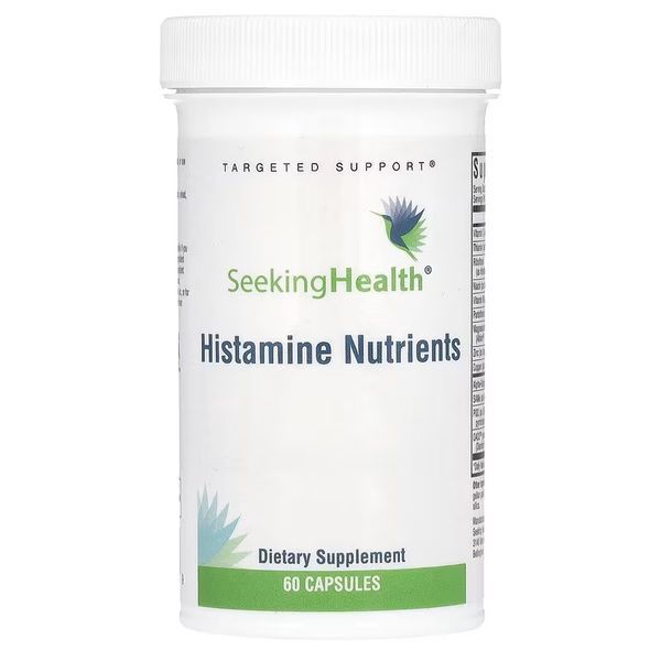 Гістамінові поживні речовини, Histamine Nutrients, Seeking Health, 60 капсул