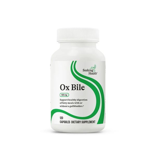 Бичача жовч, 125 мг, Ox Bile 125, Seeking Health, 120 капсул
