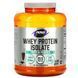 Изолят сывороточного Протеина, вкус сливочного шоколада, Whey Protein Isolate, Now Foods, порошок 2268 гр