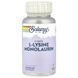 L-лізин і Монолаурін, L-Lysine Monolaurin 1:1 Ratio, Solaray, 60 вегетаріанських капсул