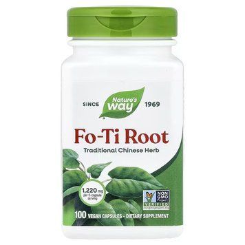 Горец многоцветковый, Fo-Ti Root, Nature's Way, 100 веганских капсул