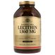 Лецитин Невибілений 1360 мг, Natural Soya Lecithin, Solgar, 250 желатинових капсул