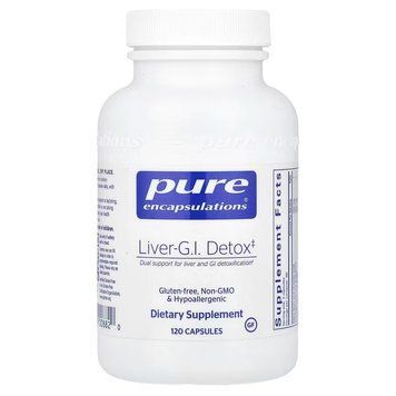 Комплекс для детокса печени и ЖКТ, Liver-G.I. Detox, Pure Encapsulations, 120 капсул