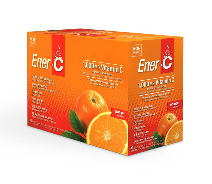 Вітамінний Напій для Підвищення Імунітету, Смак Апельсину, Vitamin C, Ener-C, 1 пакетик