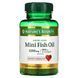 Риб'ячий жир без запаху, 1290 мг, Odor-Less Mini Fish Oil, Nature's Bounty, 90 гелевих капсул