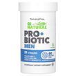 Пробиотик для мужчин, 60 млрд КОЕ, GI Natural, Probiotic Men, Natures Plus, 30 капсул