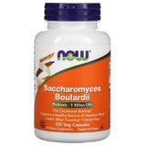 Сахаромицеты Буларди, 5 млрд КОЕ, Saccharomyces Boulardii, Now Foods, 120 вегетарианских капсул