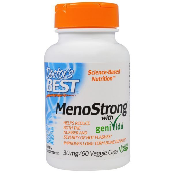 Комплекс для Жіночого Здоров'я 30мг, MenoStrong, Doctor's Best, 60 гелевих капсул