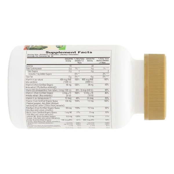 Органічні Мультивітаміни для Всієї Родини, Смак Ягід, Source of Life Garden, Natures Plus, 60 жувальних таблеток