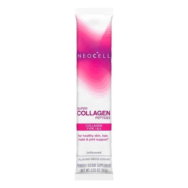 Пептиди Супер Колагену, 10 г, Super Collagen Peptides, NeoCell, 20 стіків