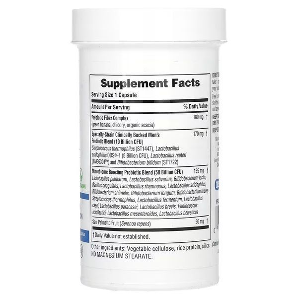 Пробіотик для чоловіків, 60 млрд КУО, GI Natural, Probiotic Men, Natures Plus, 30 капсул