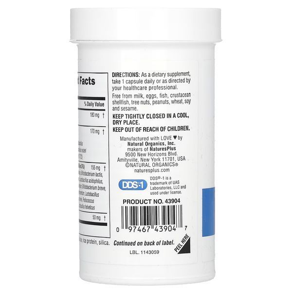 Пробіотик для чоловіків, 60 млрд КУО, GI Natural, Probiotic Men, Natures Plus, 30 капсул