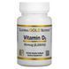 Вітамін D3, 2000 МО, Vitamin D3, California Gold Nutrition, 90 капсул з риб'ячого желатину