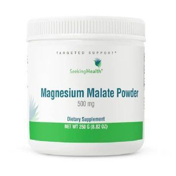 Магній малат у порошку, 500 мг, Magnesium Malate Powder, Seeking Health, 250 гр