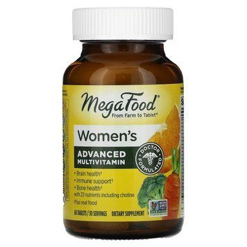 Мультивитамины для Женщин, Multi for Women, MegaFood, 60 таблеток