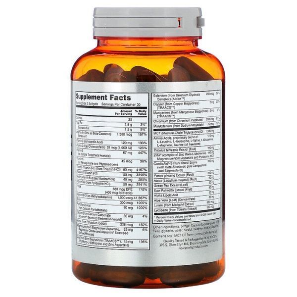 Чоловічі Мультівітаміни для активних видів спорту, Men's Active Sports Multi, Now Foods, 90 гелевих капсул