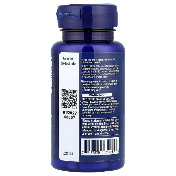 Контроль ваги, Thermo Weight Control, Life Extension, 60 вегетаріанських капсул