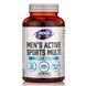 Чоловічі Мультівітаміни для активних видів спорту, Men's Active Sports Multi, Now Foods, 90 гелевих капсул