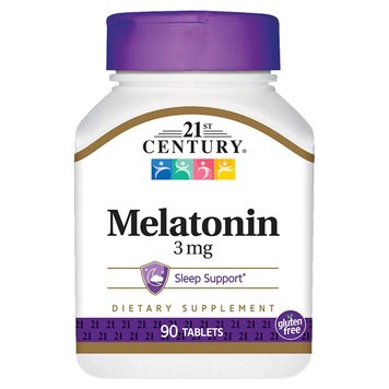 Мелатонін, 3 мг, Melatonin, 21st Century, 90 таблеток