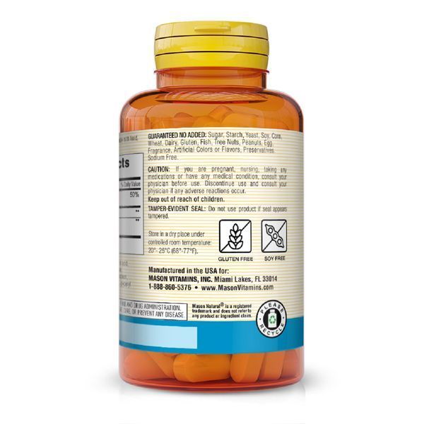 Підтримка суглобів та зв'язок з босвеллією, Joint comfort formula with boswellia & D3, Mason Natural, 60 таблеток