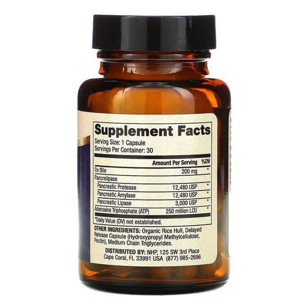 Ферменти жовчного міхура, Gallbladder Enzymes, Dr. Mercola, 30 капсул