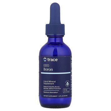Бор Іонний у краплях, 6 мг, Ionic Boron, Trace Minerals, 59 мл