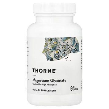 Магній гліцинат, Magnesium Glycinate, Thorne, 90 капсул
