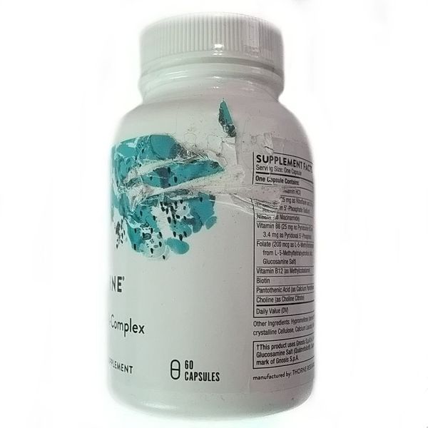 УЦІНКА В-Комплекс від Стресу, Stress B-Complex, Thorne Research, 60 капсул (пошкодження етикетки)