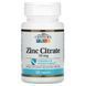 Цитрат цинка, 50 мг, Zinc Citrate, 21st Century, 60 таблеток