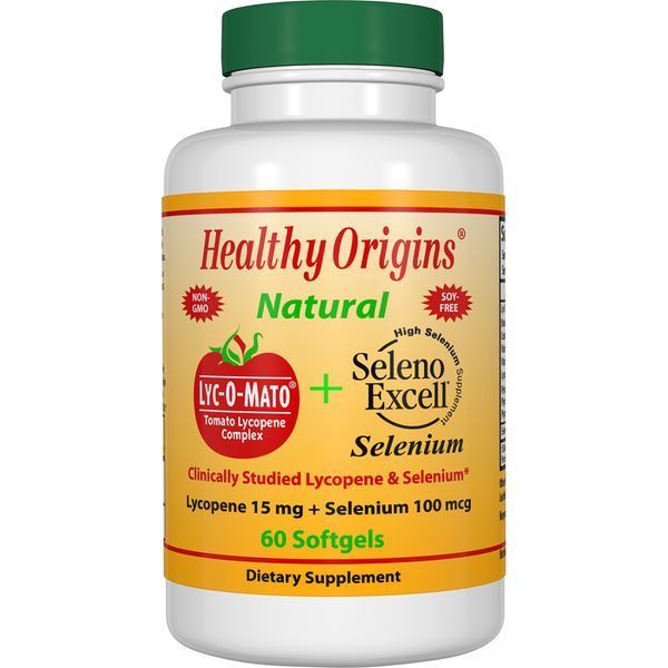 Лікопін + Селен, Lyc-O-Mato, Healthy Origins, 60 желатинових капсул