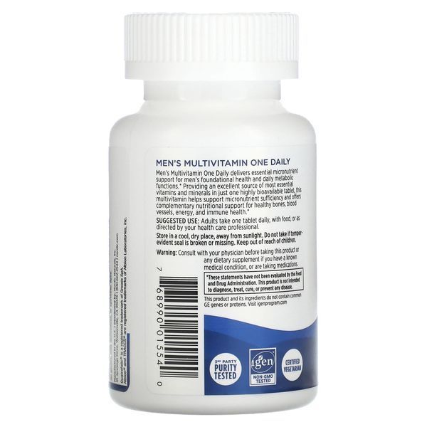 Мультивітаміни для чоловіків, 1 раз на день, Men's Multivitamin, One Daily, Nordic Naturals, 30 таблеток