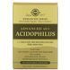 Пробіотики, Advanced 40+ Acidophilus, Solgar, 60 капсул