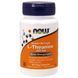 L-Теанін, L-Theanine, Double Strength, Now Foods, 200 мг, 60 вегетаріанських капсул