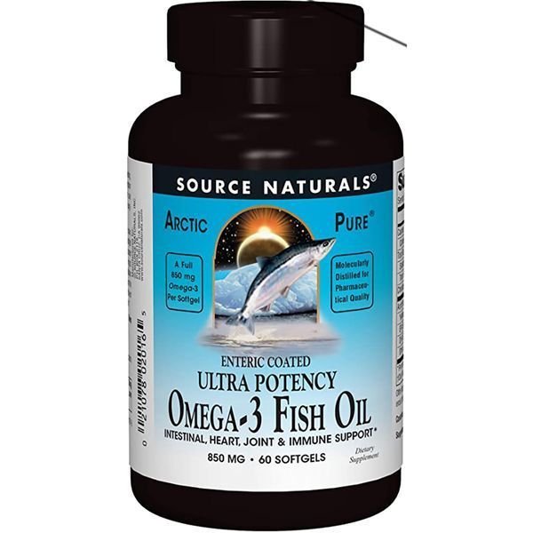 Омега 3 из Рыбьего Жира, Арктический, Source Naturals, Omega-3 Fish Oil, 850 мг, 60 капсул