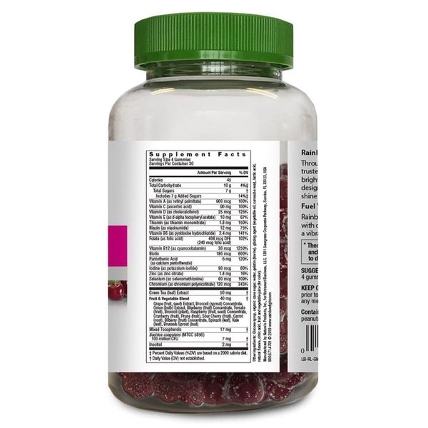 Мультивітаміни для Підтримки Енергії для Жінок, New Women's Multivitamin Gummies, Rainbow Light, 120 желейних цукерок