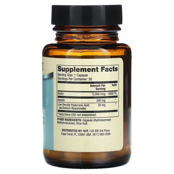 Здоров'я волосся, шкіри та нігтів, Hair, Skin and Nails, Dr. Mercola, 30 капсул