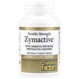 Ферменты двойной концентрации, Zymactive, Double Strength, Natural Factors, 30 таблеток