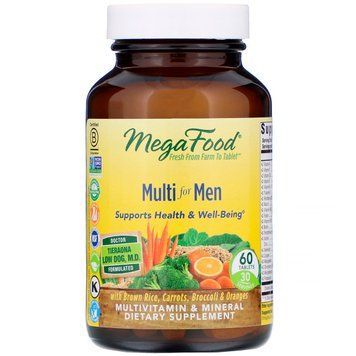 Мультивитамины для мужчин, Multi for Men, MegaFood, 60 таблеток